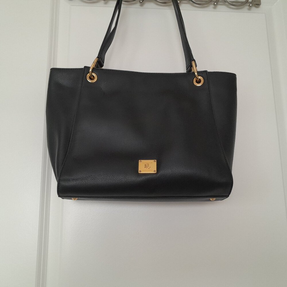 Ralph Lauren Black Leather Purse